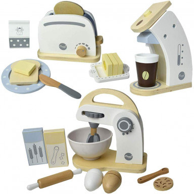 Meppi huishoudapparaat set broodrooster, koffiezetapparaat & mixer