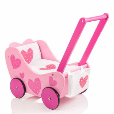 Sun Holzpuppenwagen Speedy rosa 05124- AUS RETOURE (1)