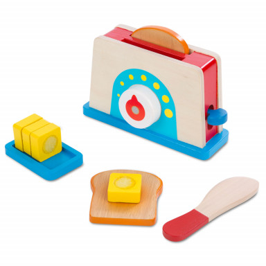 Melissa & Doug Toaster mit Brot und Butter