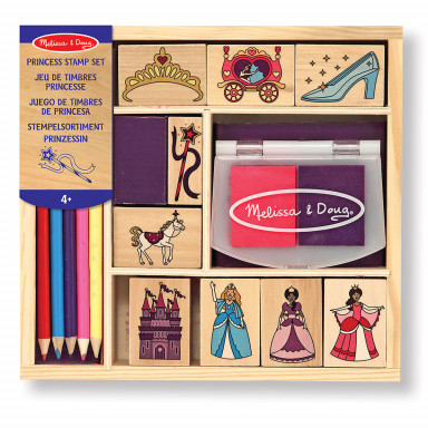 Melissa & Doug 12418 SET DI TIMBRI "PRINCIPESSA"