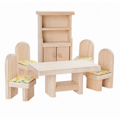 PlanToys Puppenmöbel Esszimmer Classic
