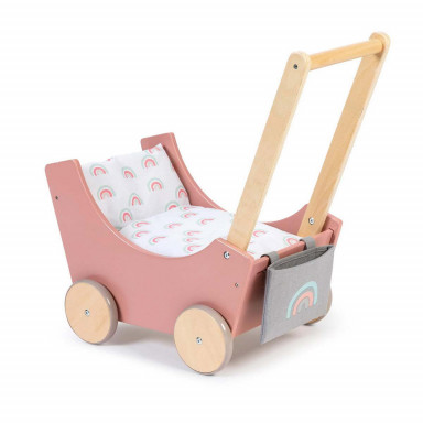 MUSTERKIND Puppenwagen Barlia altrosa/natur