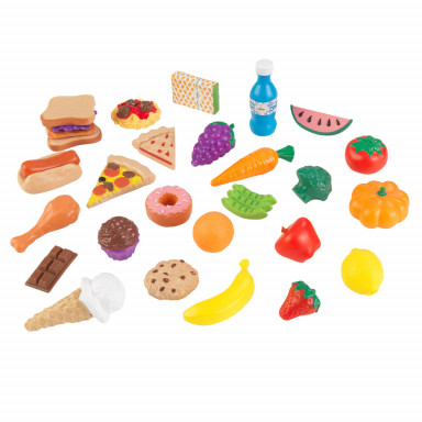 KidKraft Set de comida de juguete de 30 piezas