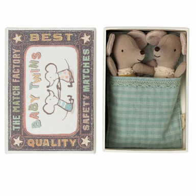 Maileg Twins, Baby mice in matchbox