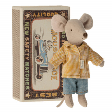 Maileg Big brother mouse in matchbox