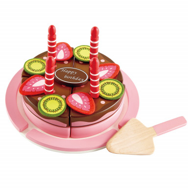 Hape Gâteau d'anniversaire fraise-chocolat - E3140