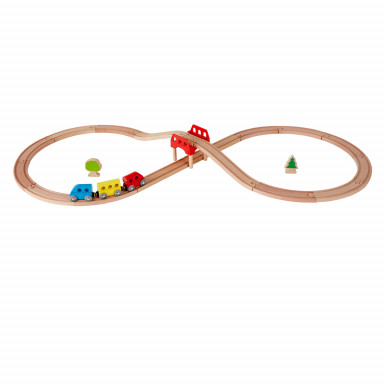 Hape Eisenbahnstrecke mit Achterschleife