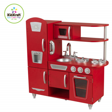 Kidkraft Cocina estilo retro color roja - 53173