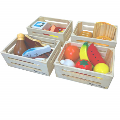 Melissa & Doug 10271 Lebensmittel-Set aus Holz