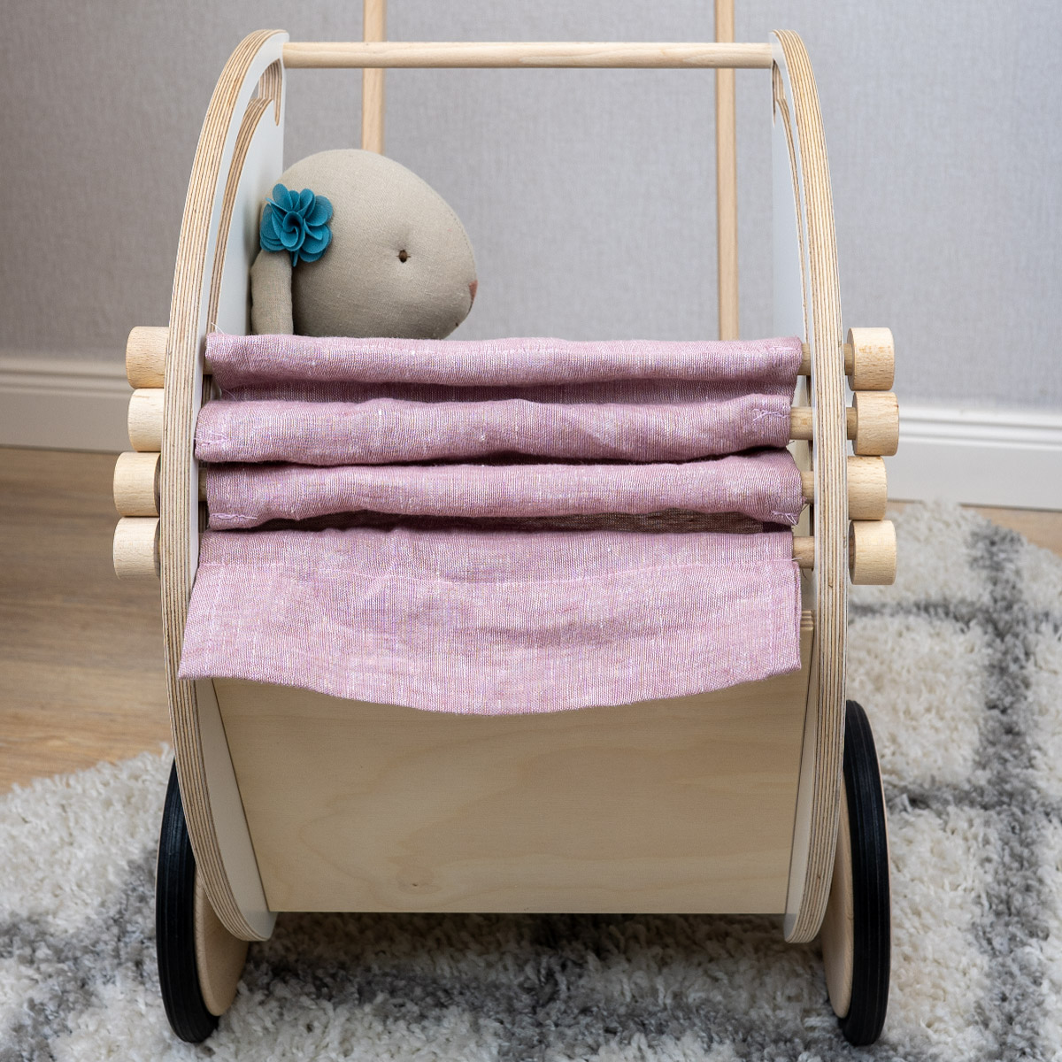 Wooden dolls pram kmart hot sale