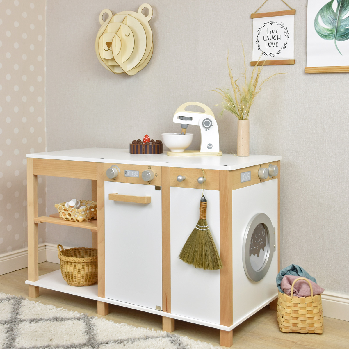 Cuisine Enfant Sun Flexi avec Tableau Noir - Cuisine ludique combinable en  Bois - Cuisine Flexible pour Enfants : : Jeux et Jouets